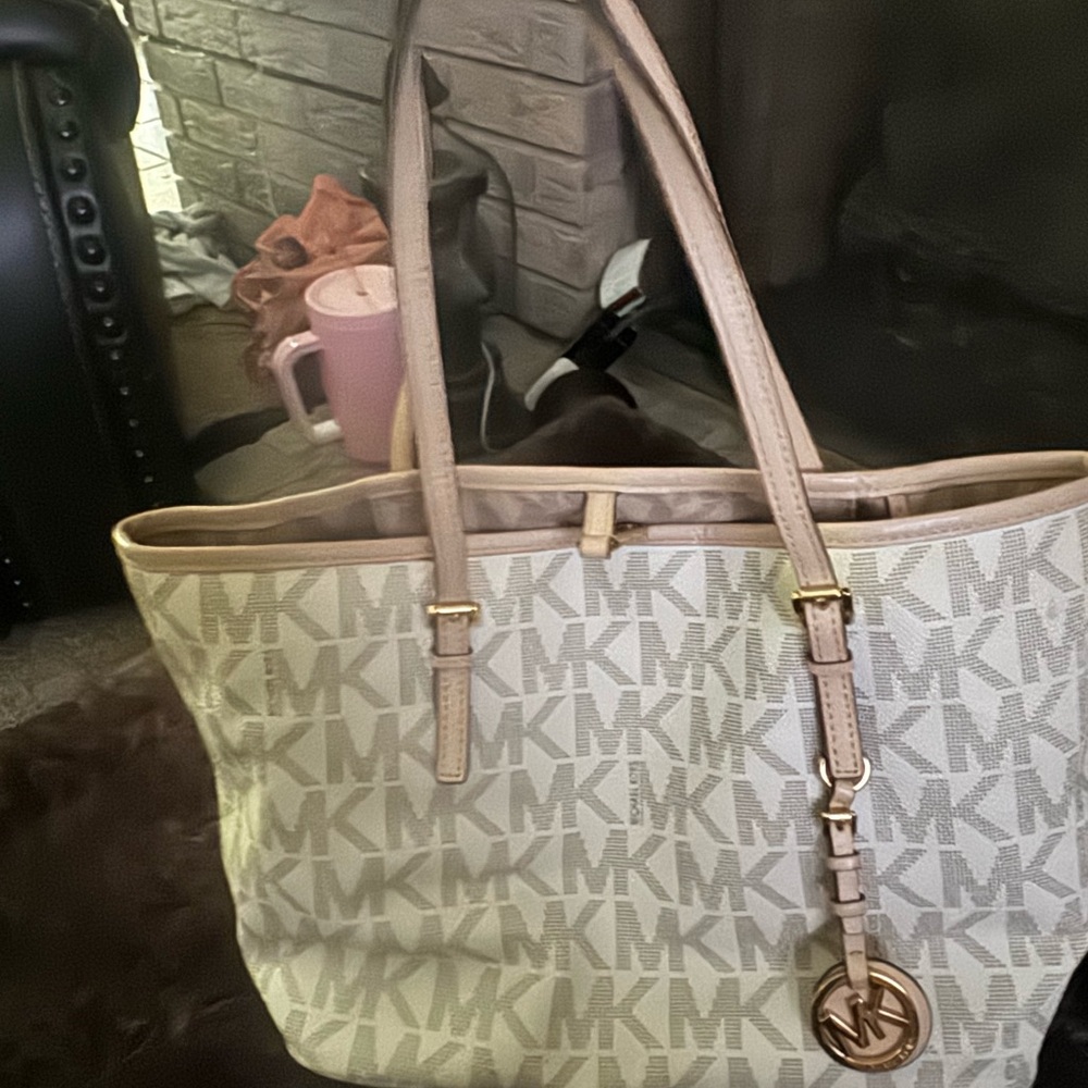 Micheal Kors logo tote